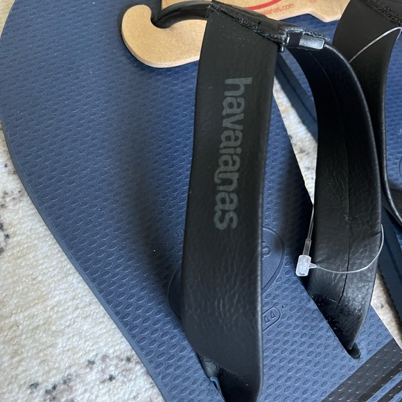 Havianas flip flops mens 11.5 blue NWT - Picture 4 of 6